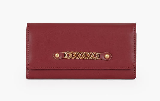 Buy Three Fold Wallet - Maroon in Pakistan
