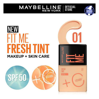 Maybelline Fit Me Fresh Tint Vit C + SPF 50 - 30 ML