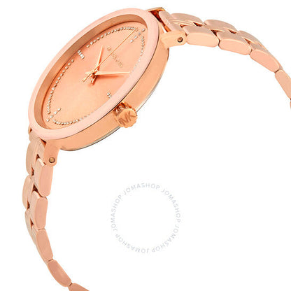 Buy Michael Kors Womens Bridgette Rose Gold Tone Crystal Bracelet Watch - MK3793 in Pakistan