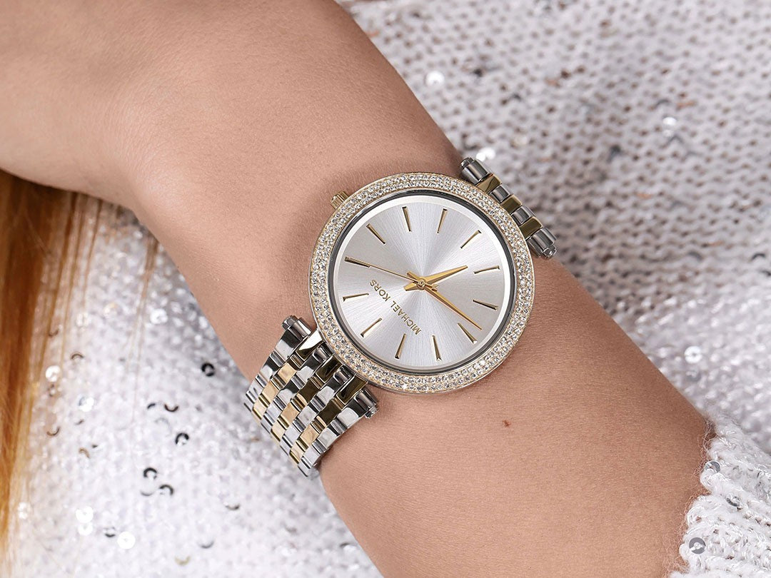Buy Michael Kors Women’s Quartz Stainless Steel Gold Two-Tone Bracelet 39mm Watch MK3215 in Pakistan
