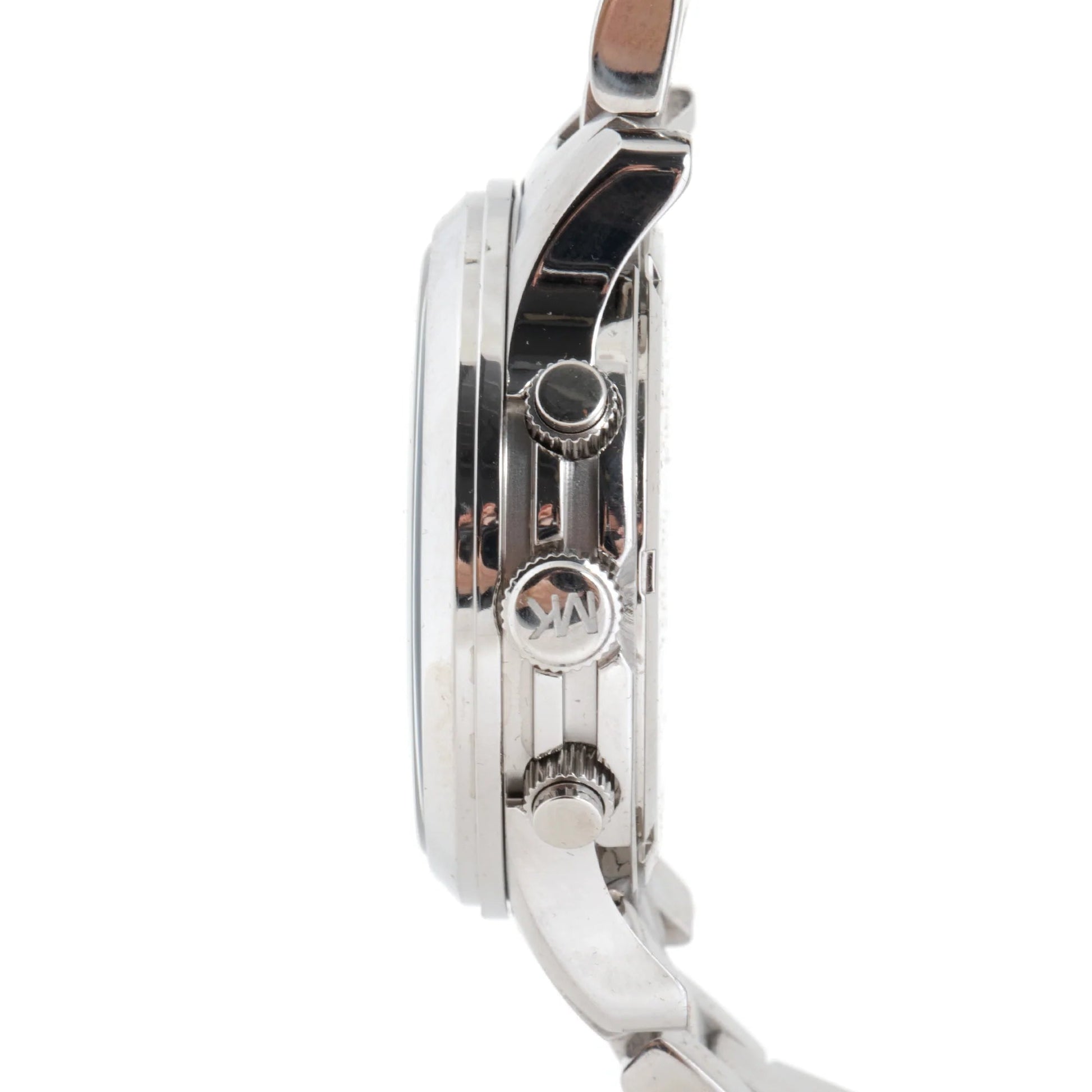 Buy Michael Kors Women's Hunger Stop Chronograph Blue Dial Silver Watch - MK5814 in Pakistan