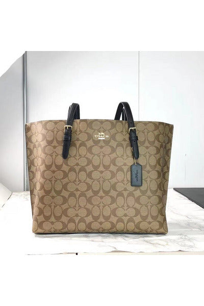 Buy Coach Mollie Tote Large - Signature Light Brown Canvas in Pakistan
