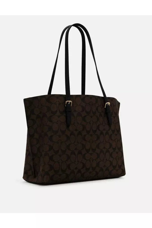 Buy Coach Mollie Tote Large - Signature Brown Canvas in Pakistan