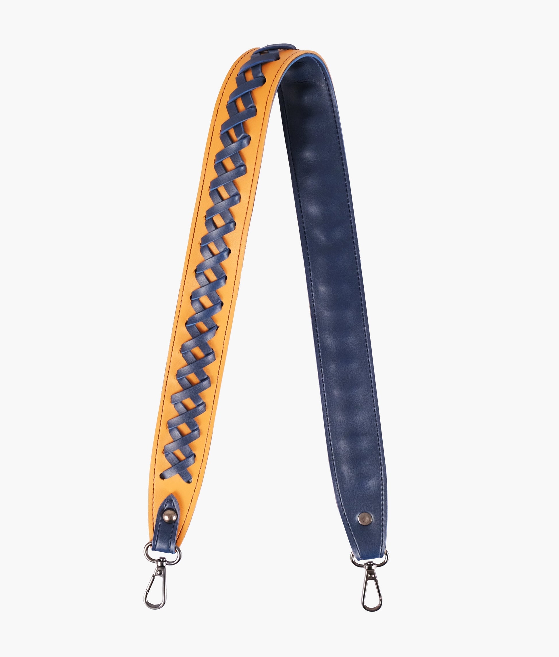 Buy Zig Zag Weave Strap Add On - Mustard and Blue in Pakistan