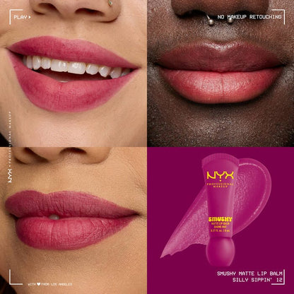 NYX Professional Makeup - Smushy Matte Lip Balm - Silly Sippin