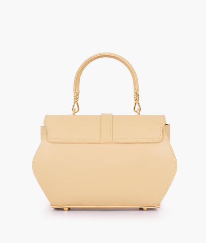 Buy Off-White Top-Handle Hexagon Bag in Pakistan