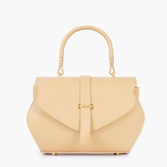 Buy Off-White Top-Handle Hexagon Bag in Pakistan