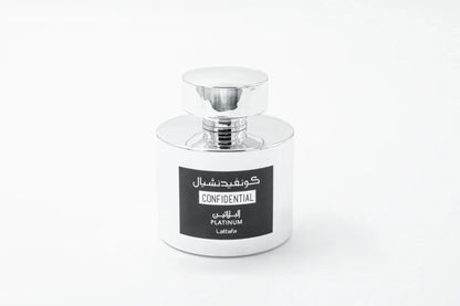 Buy Lattafa Unisex Confidential Platinum EDP Perfume 100ML in Pakistan