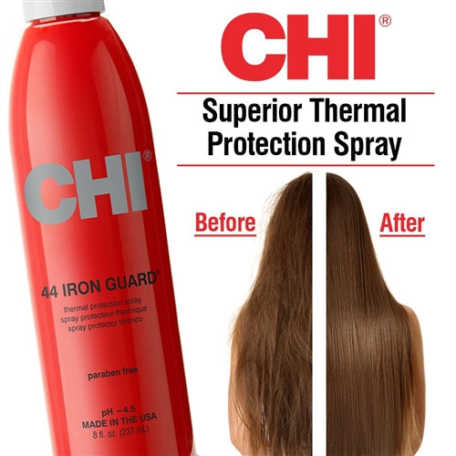 Order CHI 44 Iron Guard Thermal Protection Spray, Heat Protectant, Paraben Free, 59ml