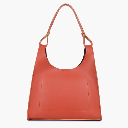 Buy Hobo Tote Bag - Rust in Pakistan
