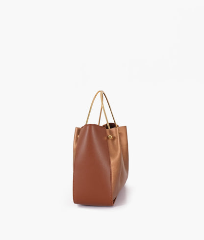 Buy Rust Metallic Handle Shoulder Bag in Pakistan