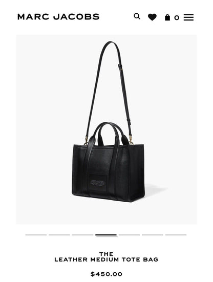 Buy Marc Jacobs The Leather Tote Bag Medium in Pakistan