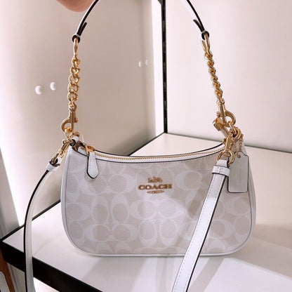 Buy Coach NWT Teri Shoulder Bag In Signature Canvas in Pakistan