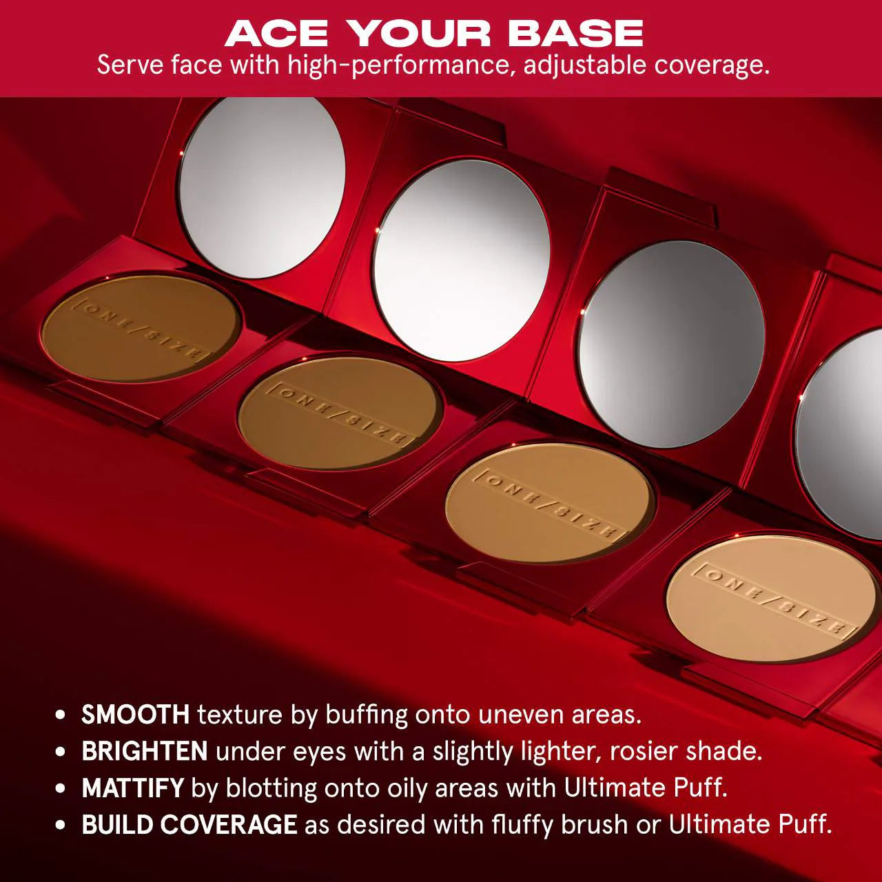 One size One Size Patrick Starrr Turn Up The Base Powder Foundation - Medium 3 (R) - Medium, Rosy Undertones