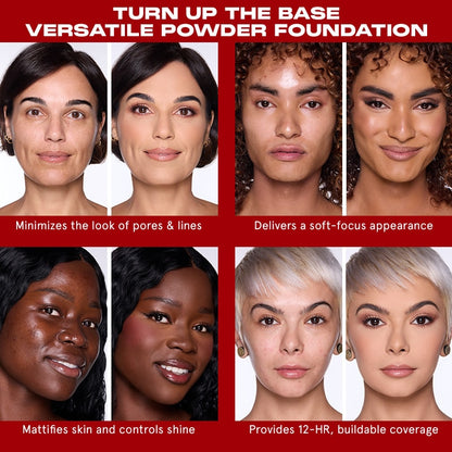 One size One Size Patrick Starrr Turn Up The Base Powder Foundation - Medium 3 (R) - Medium, Rosy Undertones