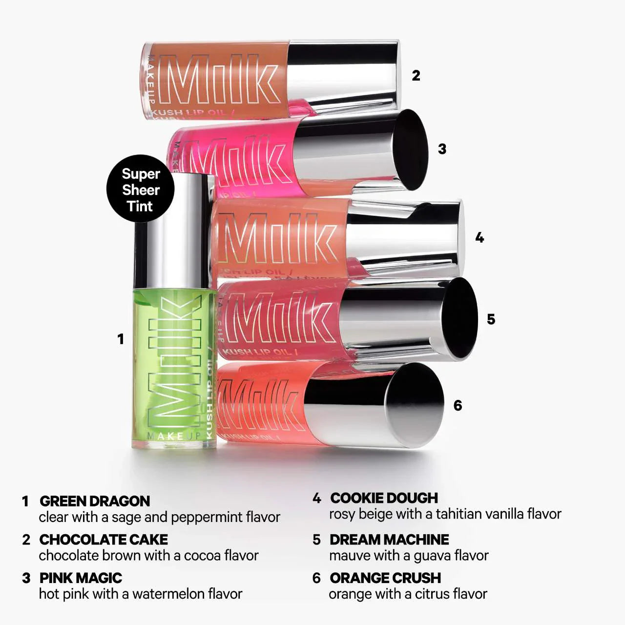 Milk Makeup- KUSH Sheer Hydrating Lip Oil- Green Dragon