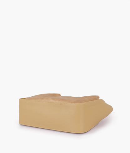 Buy Sandy Metallic Handle Shoulder Bag in Pakistan