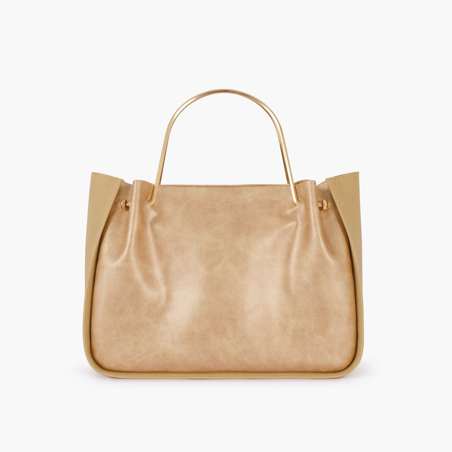 Buy Sandy Metallic Handle Shoulder Bag in Pakistan