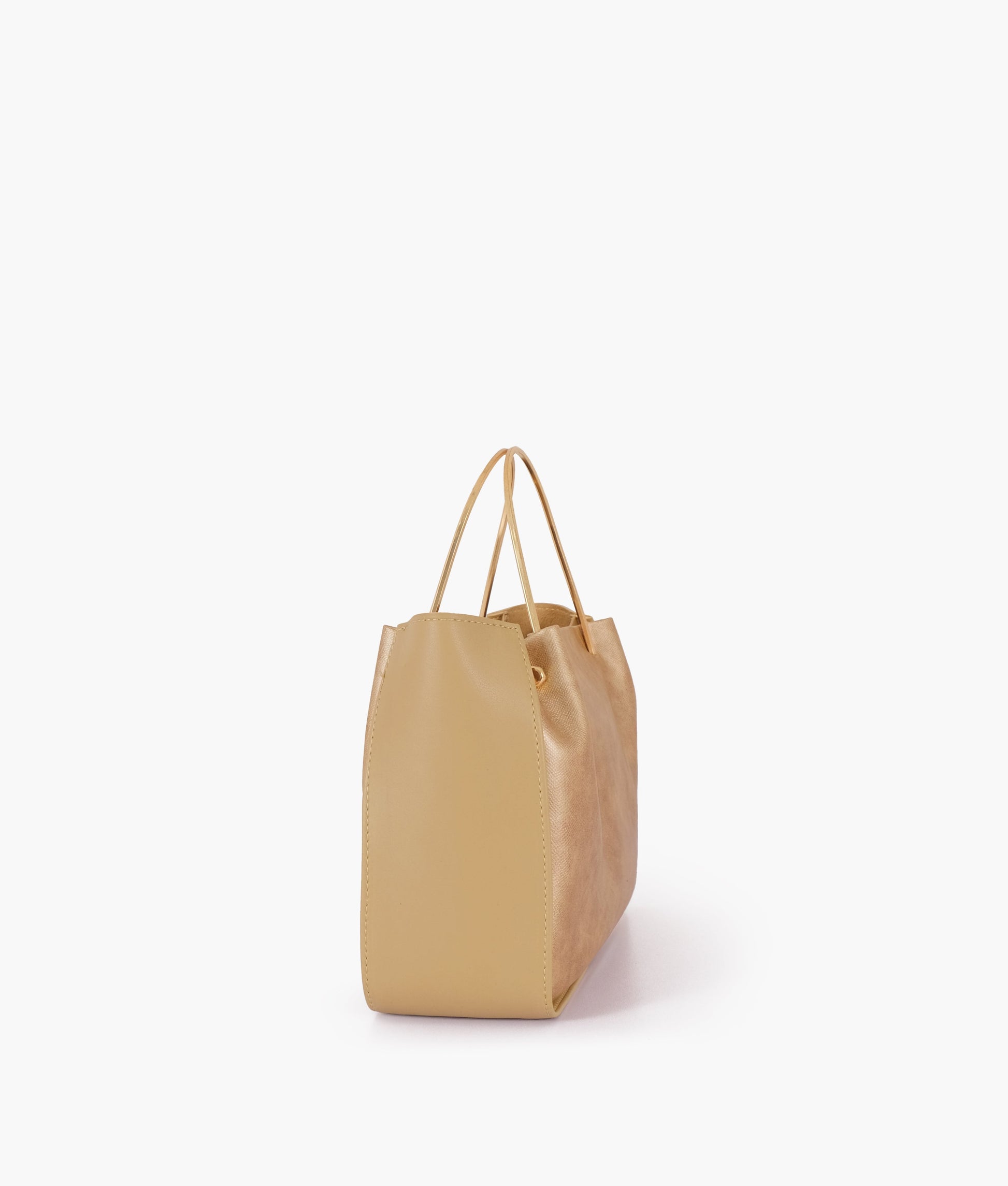 Buy Sandy Metallic Handle Shoulder Bag in Pakistan