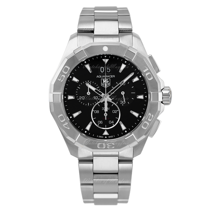 Buy Tag Heuer Aquaracer Black Dial Silver Steel Strap Watch for Men - CAY1110.BA0927 in Pakistan