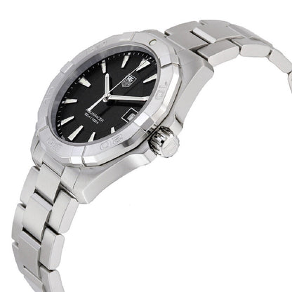 Buy Tag Heuer Aquaracer Black Dial Silver Steel Strap Watch for Men - WAY1110.BA0928 in Pakistan