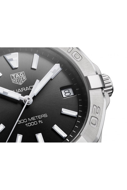 Buy Tag Heuer Aquaracer Black Dial Silver Steel Strap Watch for Women - WBD1310.BA0740 in Pakistan