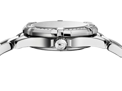 Buy Tag Heuer Aquaracer Blue Dial with Diamonds Silver Steel Strap Watch for Women - WAY131N.BA0748 in Pakistan
