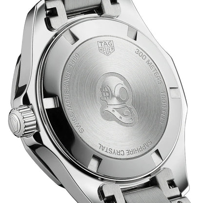 Buy Tag Heuer Aquaracer Black Dial with Diamonds Silver Steel Strap Watch for for Women - WAY131P.BA0748 in Pakistan