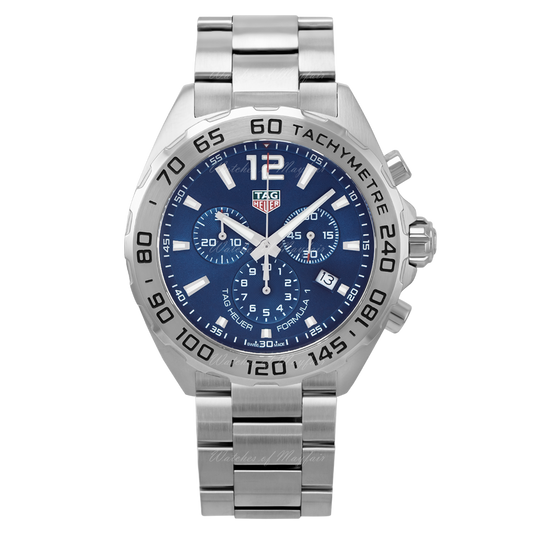 Buy Tag Heuer Formula 1 Chronograph Blue Dial Silver Steel Strap Watch for Men - CAZ101K.BA0842 in Pakistan