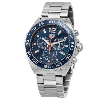Buy Tag Heuer Formula 1 Chronograph Blue Dial Silver Steel Strap Watch for Men - CAZ1014.BA0842 in Pakistan