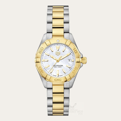 Buy Tag Heuer Aquaracer Mother of Pearl Dial Two Tone Steel Strap Watch for Women - WBD1420.BB0321 in Pakistan