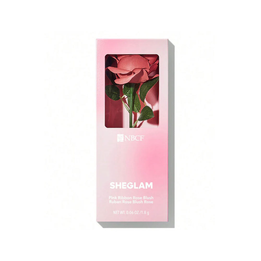 SHEGLAM pink ribbon rose blush