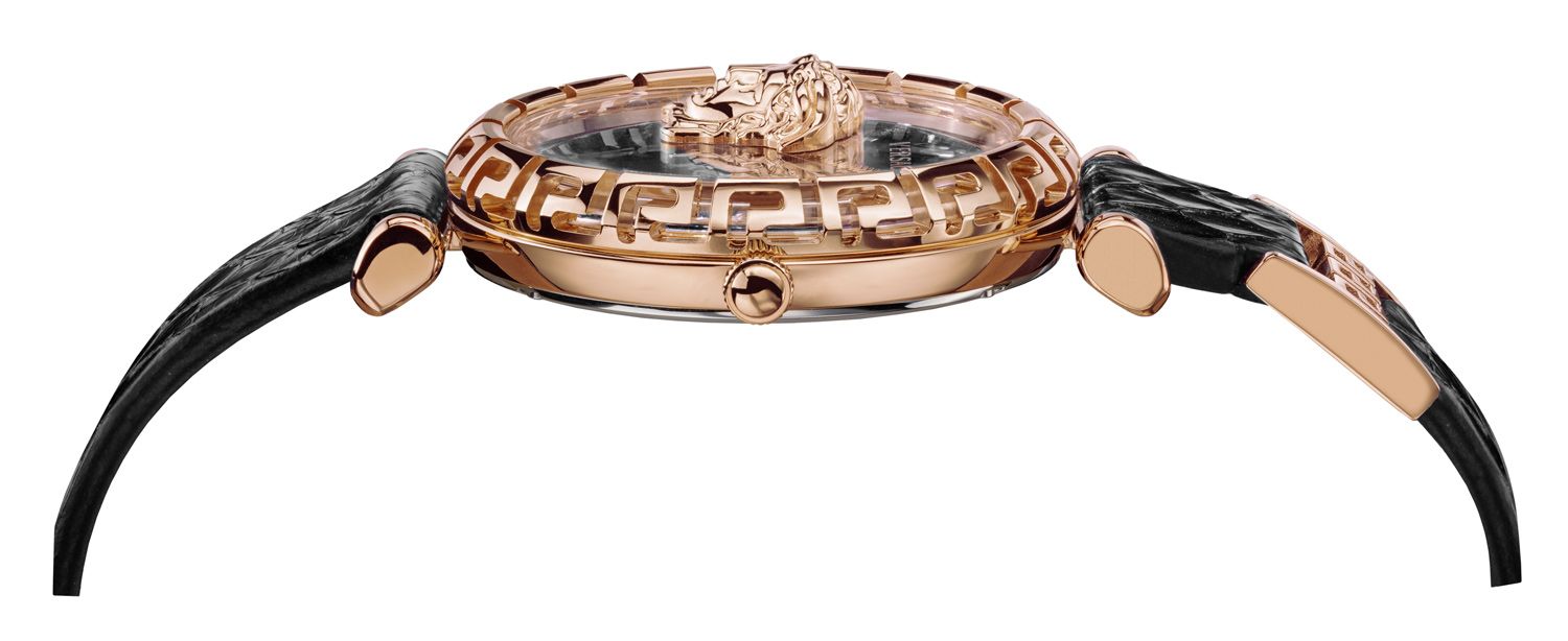 Buy Versace Women's Black 37 mm Palazzo Empire Greca Watch VEDV00719 in Pakistan