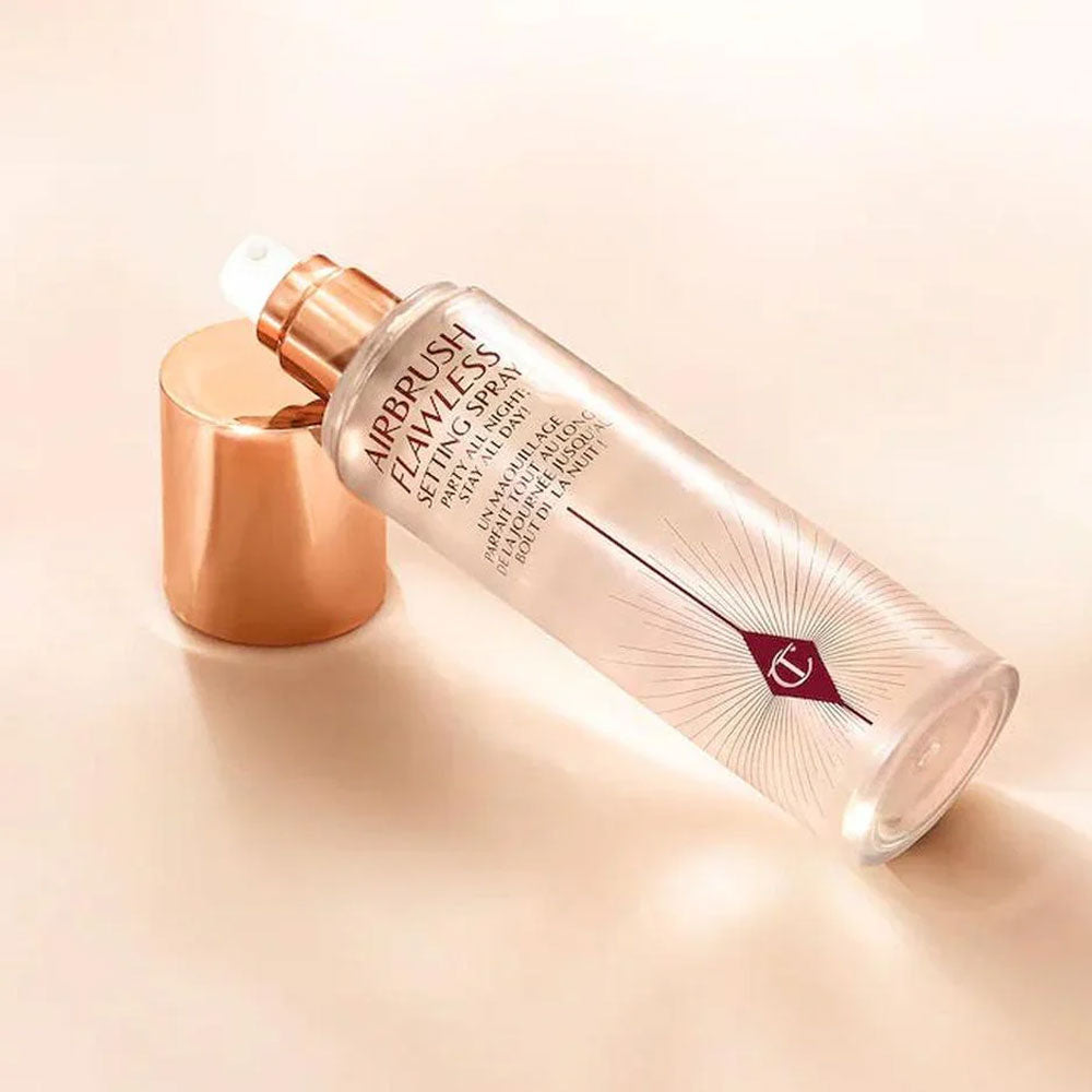 Charlotte Tilbury Airbrush Flawless Setting Spray Duo -  Full Size 100ML -mini Size -34ML