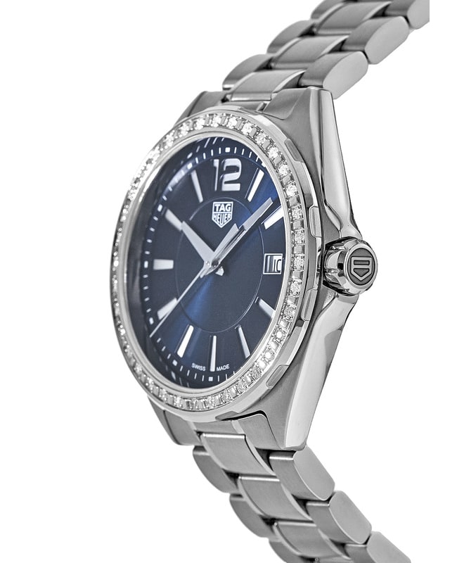Buy Tag Heuer Formula 1 Quartz Blue Dial with Diamonds Silver Steel Strap Watch for for Women - WBJ1316.BA0666 in Pakistan