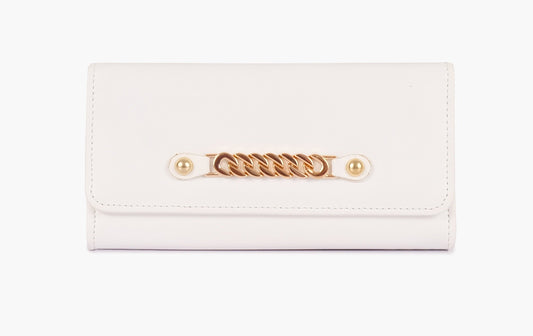 Buy Three Fold Wallet - White in Pakistan