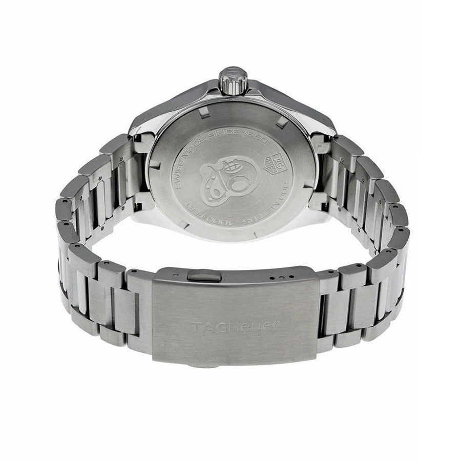 Buy Tag Heuer Aquaracer Black Dial Silver Steel Strap Watch for Men - WAY1110.BA0928 in Pakistan
